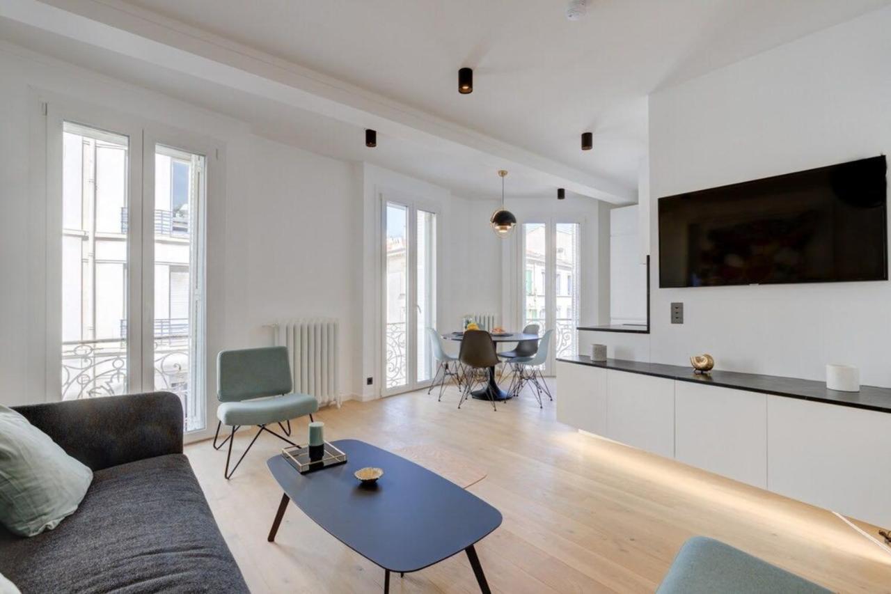 Magnificent Renovated 4-Room Apartment - Croisette Carre D'Or Cannes Eksteriør billede
